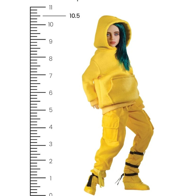 اکشن فیگور اورجینال بیلی آیلیش Billie Eilish ارتفاع 25cm برند بندای BanDai