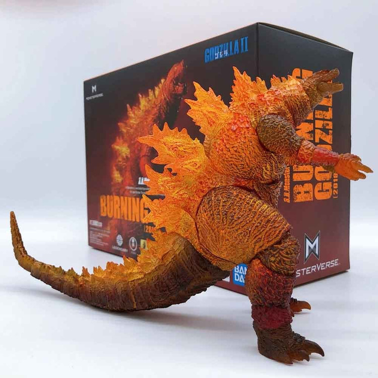 اکشن فیگور اورجینال گودزیلا آتشین 2019 burning godzilla ارتفاع 18cm برند sh figures