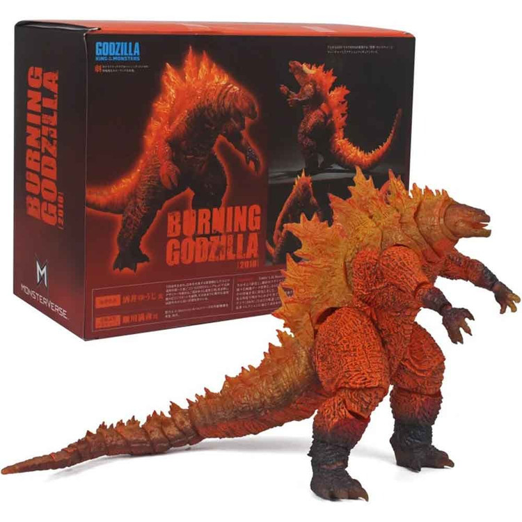 اکشن فیگور اورجینال گودزیلا آتشین 2019 burning godzilla ارتفاع 18cm برند sh figures