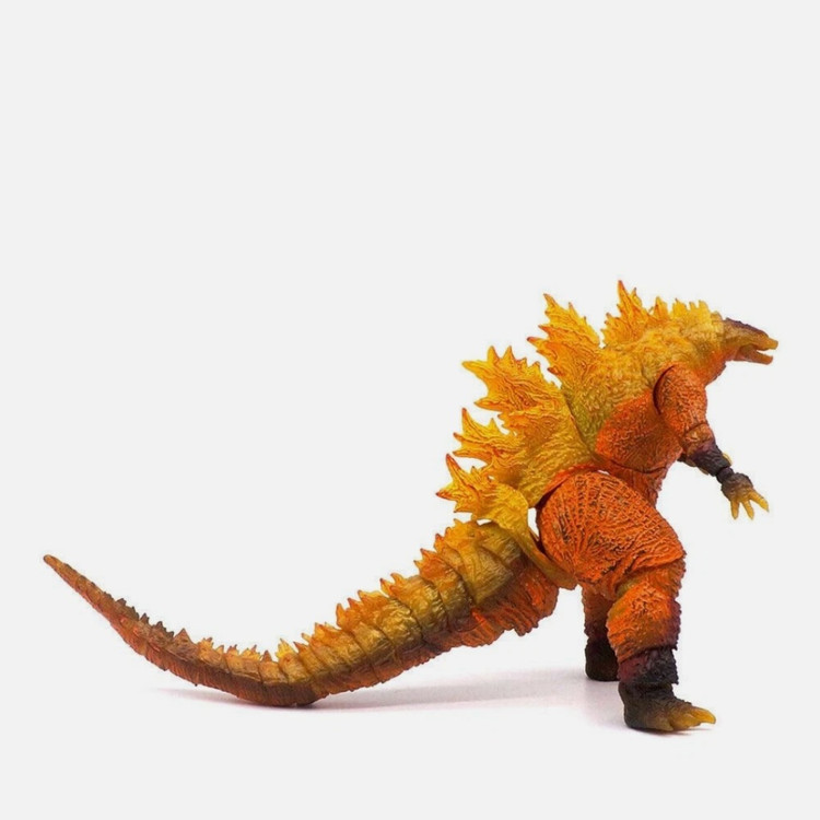 اکشن فیگور اورجینال گودزیلا آتشین 2019 burning godzilla ارتفاع 18cm برند sh figures