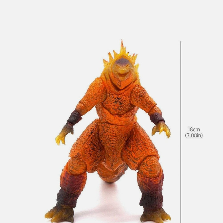 اکشن فیگور اورجینال گودزیلا آتشین 2019 burning godzilla ارتفاع 18cm برند sh figures