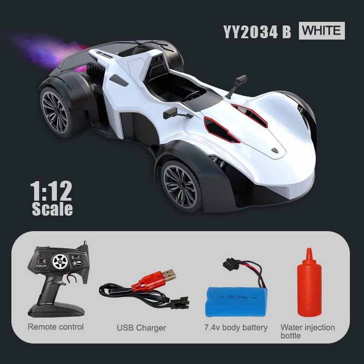 ماشین مسابقه ای کنترلی شارژی دود زا برند Mz کد YY2034