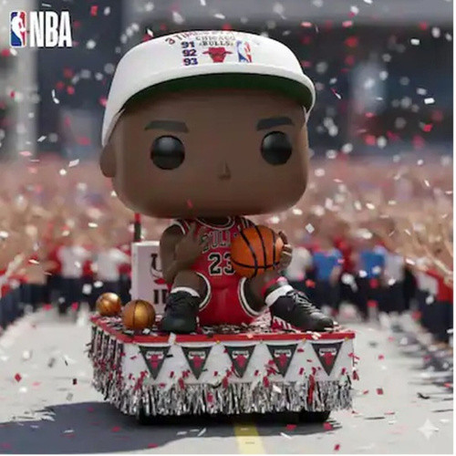 فیگور اورجینال فانکوپاپ مایکل جردن بسکتبالیست کد 222 | Michael Jordan 3 Times in a Row Basketball Funko pop