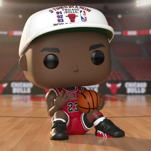 فیگور اورجینال فانکوپاپ مایکل جردن بسکتبالیست کد 222 | Michael Jordan 3 Times in a Row Basketball Funko pop