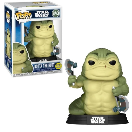 فیگور اورجینال فانکوپاپ روتا هات استار وارز کد 843 | Rotta the Hutt Star Wars Funko pop