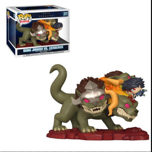 فیگور اورجینال فانکوپاپ سونگ جین وو سربروس سولو لولینگ کد 2272 | Sung Jinwoo vs Cerberus Solo Leveling Funko pop