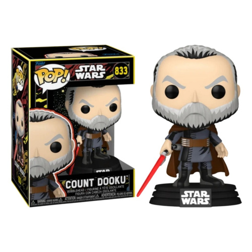 فیگور اورجینال فانکوپاپ کنت دوکو استار وارز کد 833 | Count Dooku Star Wars Funko pop