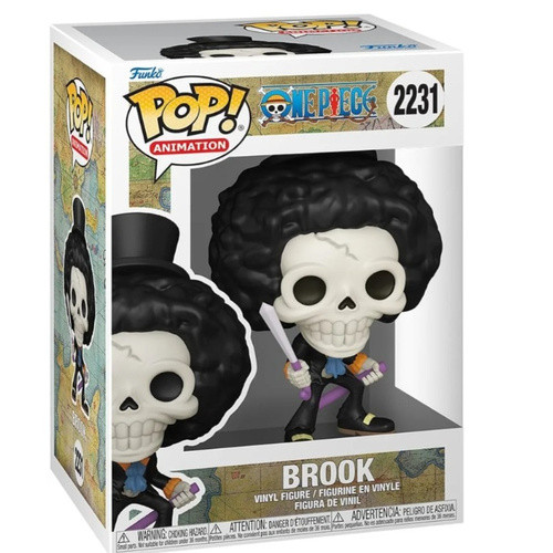 فیگور اورجینال فانکوپاپ بروک وان پیس کد 2231 | Brook one piece Funko pop