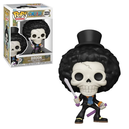 فیگور اورجینال فانکوپاپ بروک وان پیس کد 2231 | Brook one piece Funko pop