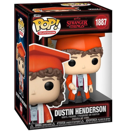 فیگور اورجینال فانکو پاپ شخصیت داستین هندرسون استرنجر تینگز کد 1887 | Dustin Henderson Stranger Things Funko pop