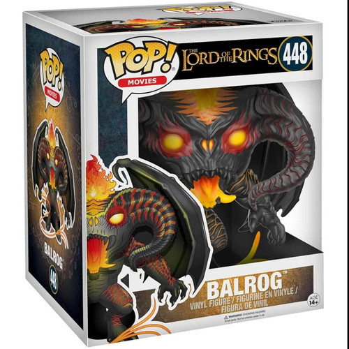 فیگور اورجینال فانکوپاپ بالروگ ارباب حلقه ها ارتفاع : cm 15 کد 448 | Balrog Lord of the Rings Funko pop