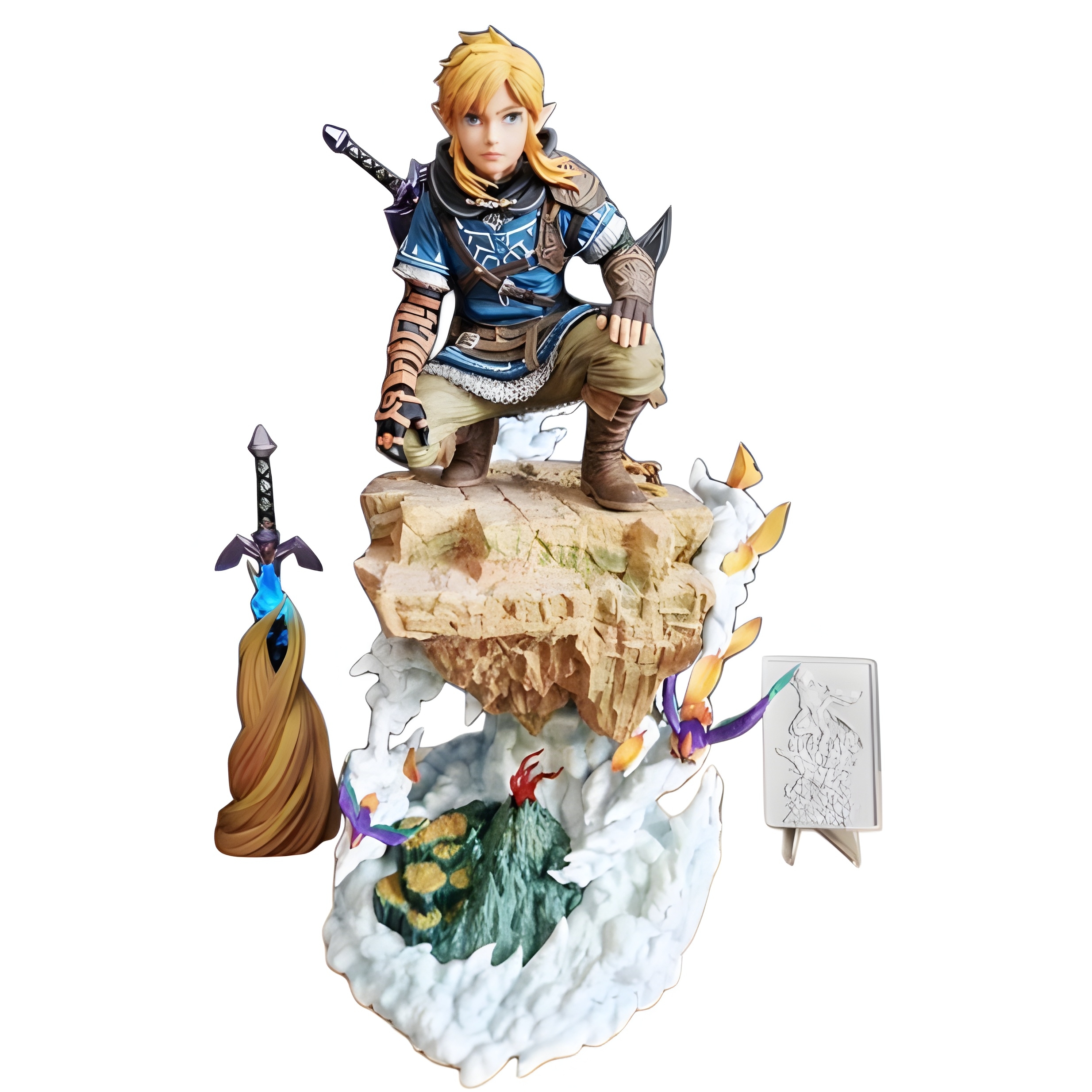 فیگور شخصیت زلدا روی صخره ۳۷cm چراغ‌ دار کد ۷-۲۱۶۷