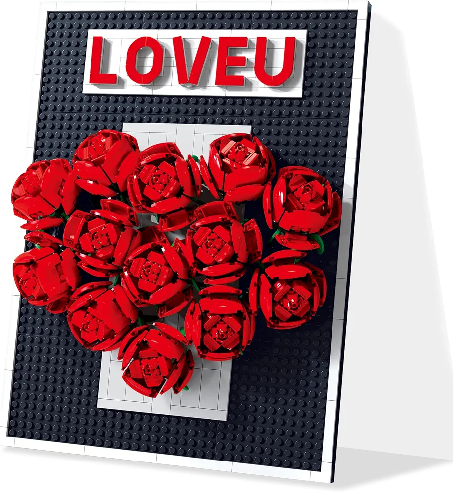 لگو ساختنی استند گل رز ۸۴۸ قطعه کد ۱۰۵
