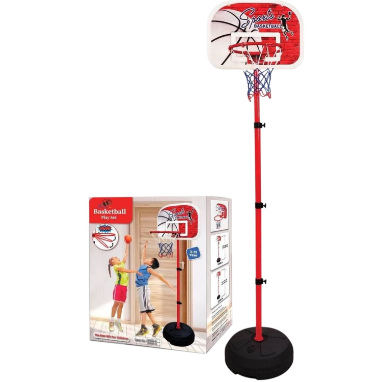 بسکتبال فلزی 230 سانت تنظیم ارتفاع 80×230 کد 2088 B