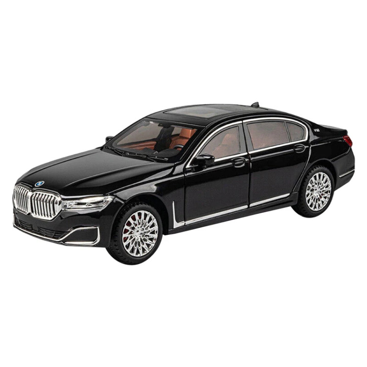 ماکت ماشین عقب کش فلزی بی ام و BMW SERI 7 مقیاس۱/۲۴ کد CZA 151
