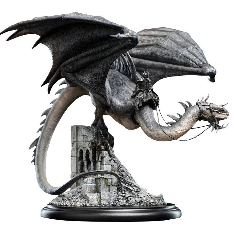 فیگور شخصیت Nazgul fell beast dragon فیلم Lord of the rings ارتفاع ۱۸ سانت اژدهای نازگول