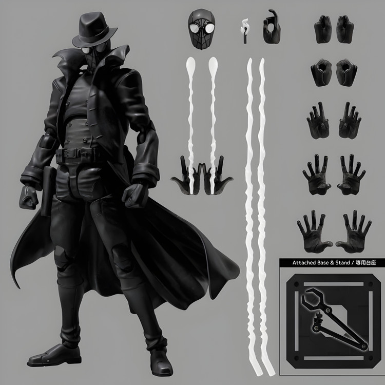 اکشن فیگور اسپایدرمن نوار Spider man noir ارتفاع ۱۵ سانت