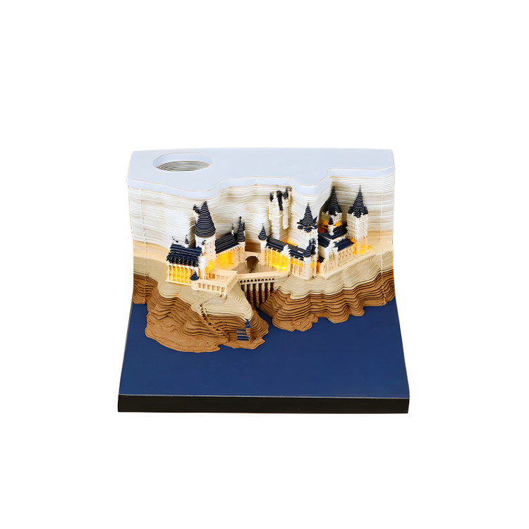 تقویم سهبعدی چراغدار طرح Magic castle اورجینال