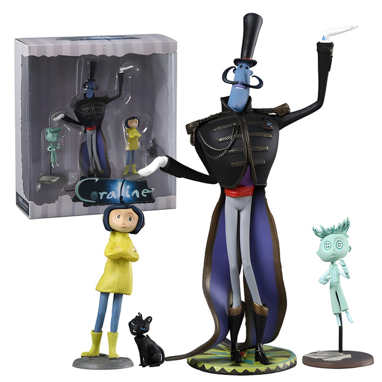 فیگور انیمیشن Coraline کورالین (ست ۴ مدل A) ارتفاع ۲/۵ تا ۱۲/۵