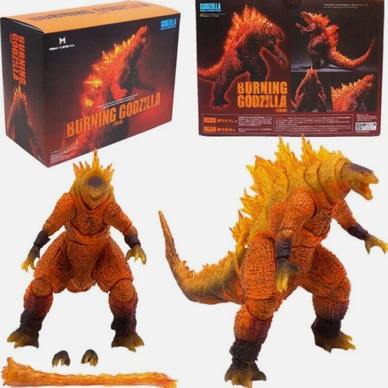 اکشن فیگور اورجینال گودزیلا آتشین 2019 burning godzilla ارتفاع 18 سانت
