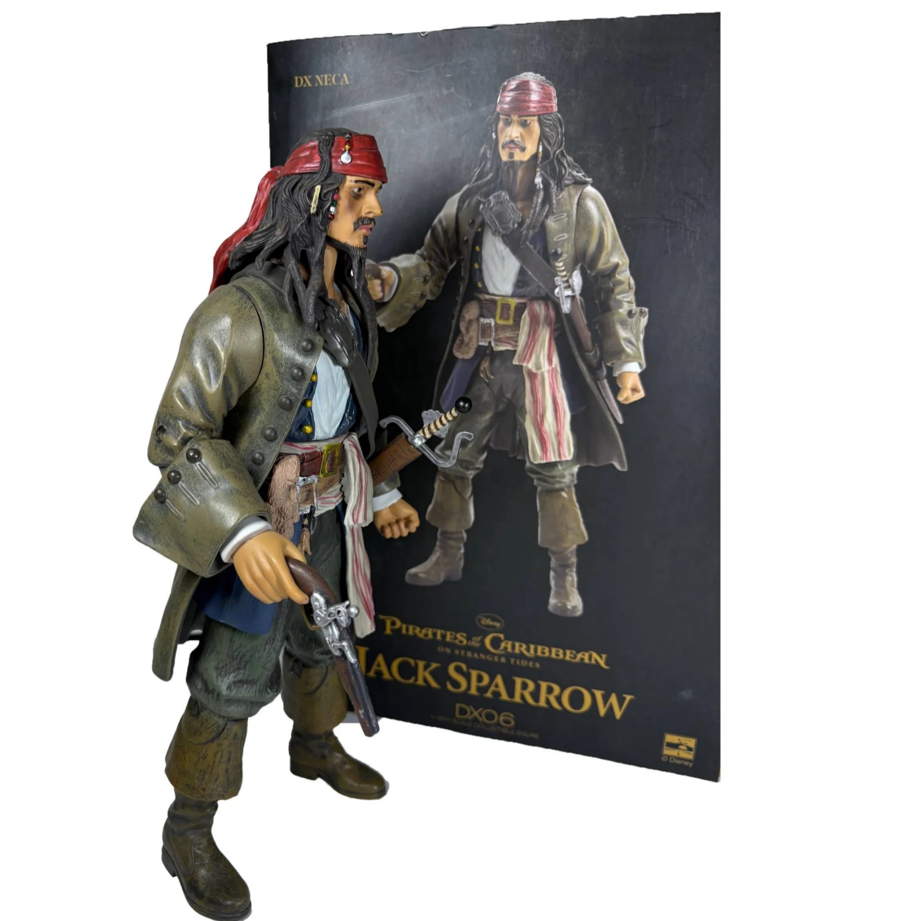 اکشن فیگور jack sparow برند neca ارتفاع ۳۰ سانت