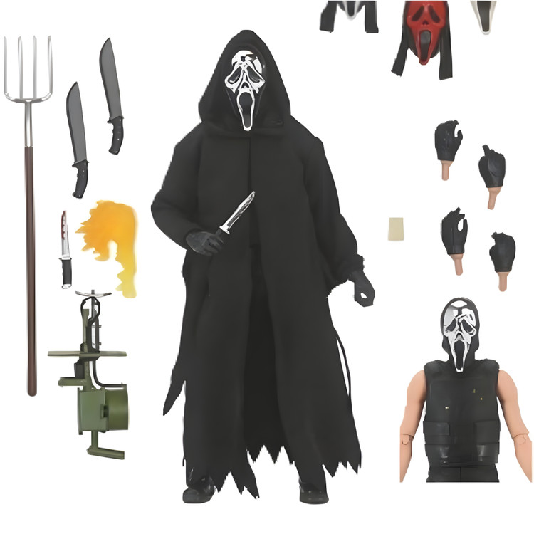 اکشن فیگور (scream) ghost face ارتفاع ۱۸ سانت