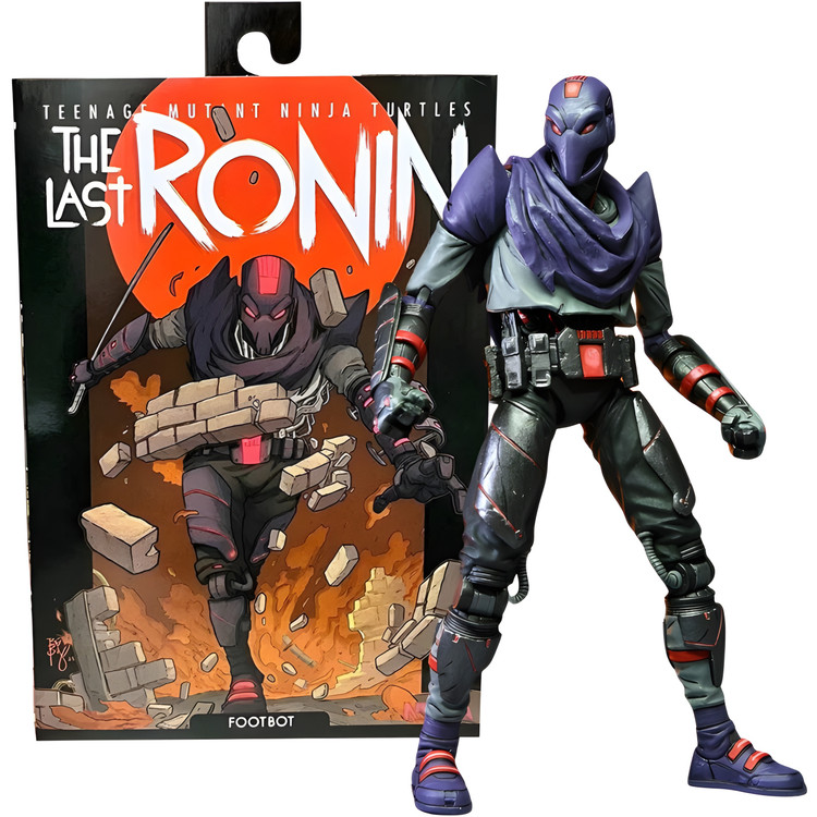 اکشن فیگور (foot bot)ninja turtles سری the last ronin ارتفاع ۱۸