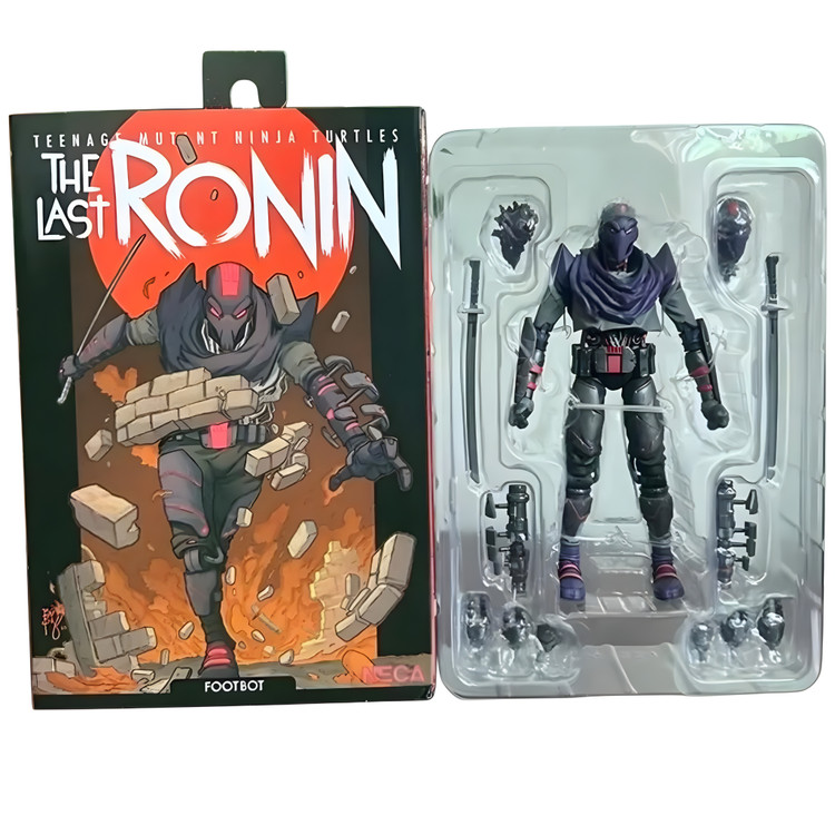 اکشن فیگور (foot bot)ninja turtles سری the last ronin ارتفاع ۱۸