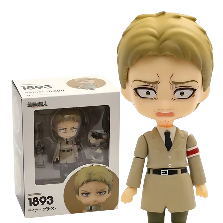 اکشن فیگور reiner انیمه attack on titan نندروید 1893 ارتفاع ۸ سانت