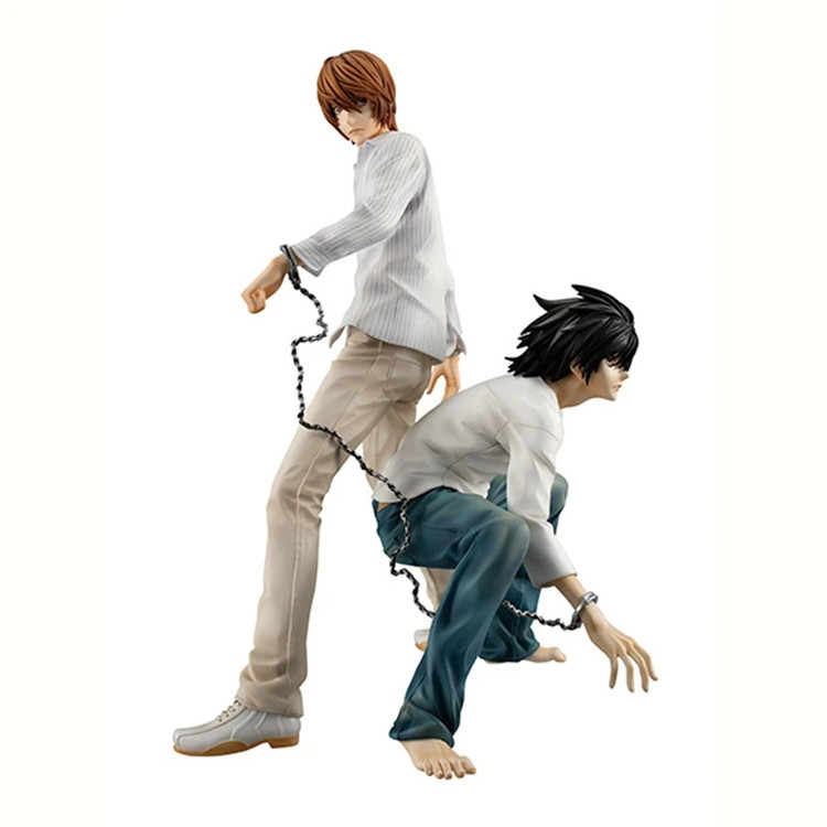 فیگور یاگامی لایت و ال yagami light & L انیمه Death note ارتفاع ۲۲ سانت