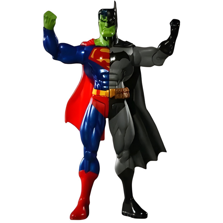 اکشن فیگور بتمن/هالک/سوپرمن (original DC) بدون جعبه ارتفاع ۱۸ سانت
