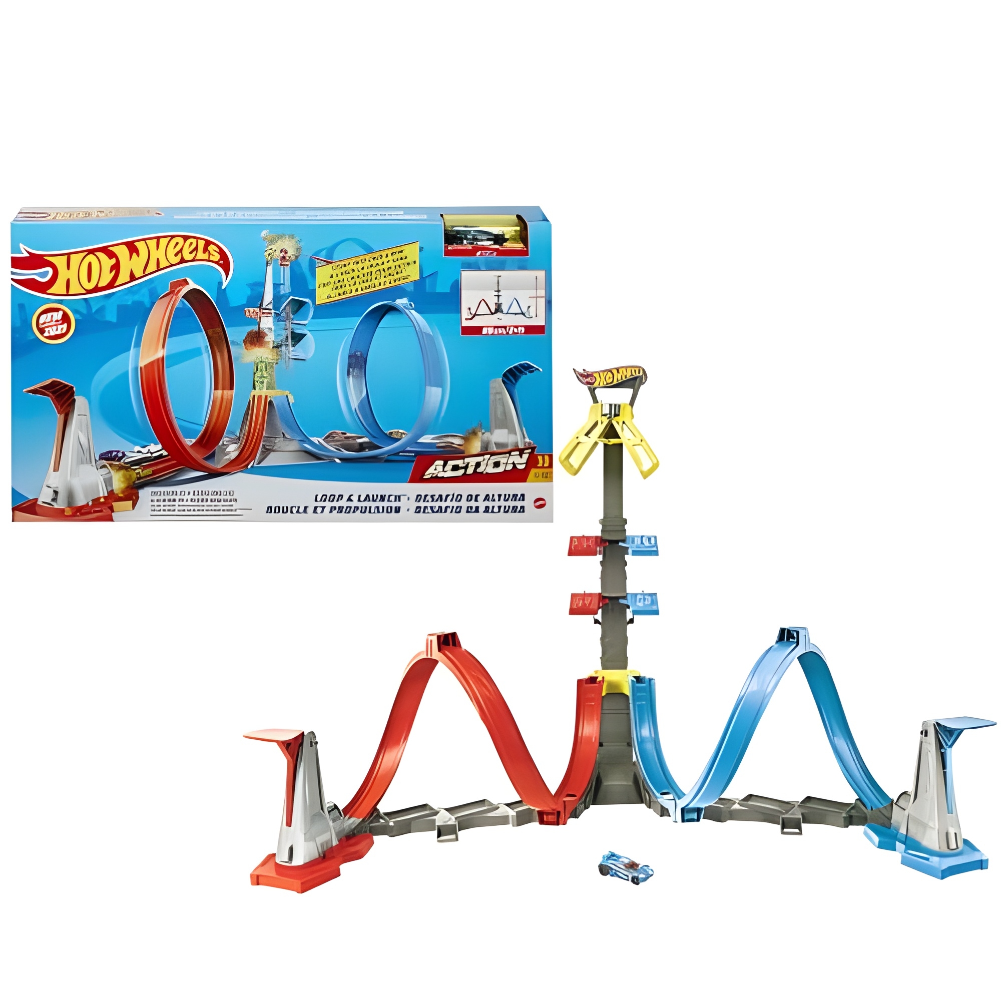 پیست هات ویلز : loop&launch track set