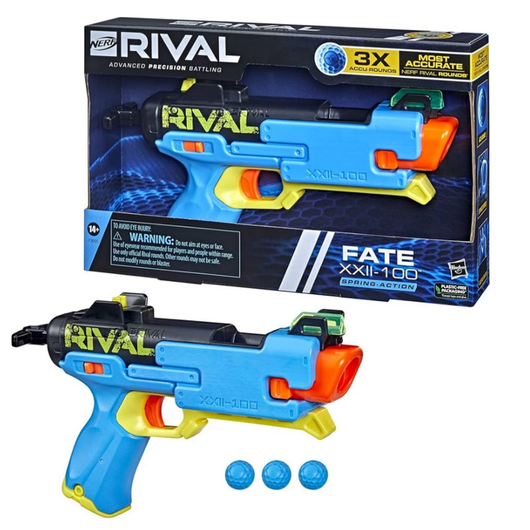 اسلحه آبپاش برند hasbro(NERF) سری rival مدل fate xxii-100