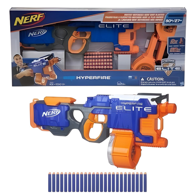 اسلحه تیرابری برند Hasbro(NERF) سری Elite سری surgefire مدل hyperfire