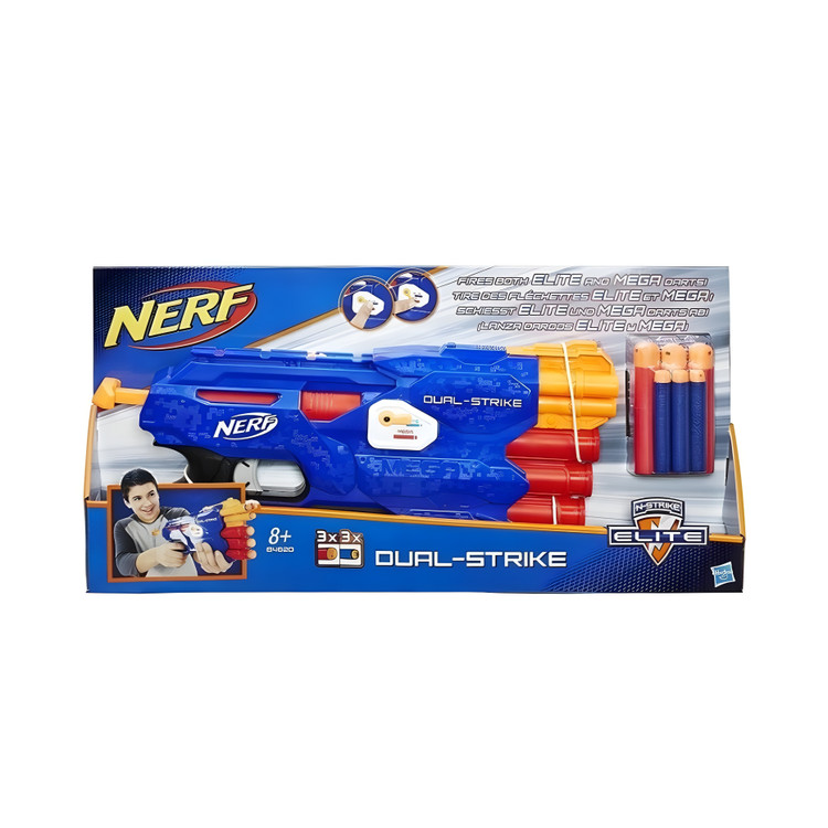 اسلحه تیرابری برند Hasbro(NERF) سری Elite مدل dual-strike
