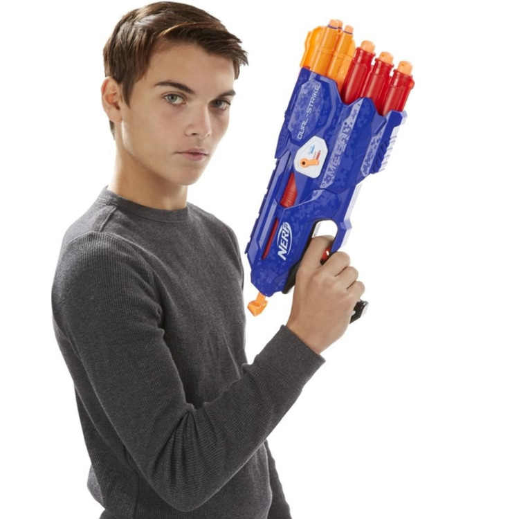 اسلحه تیرابری برند Hasbro(NERF) سری Elite مدل dual-strike