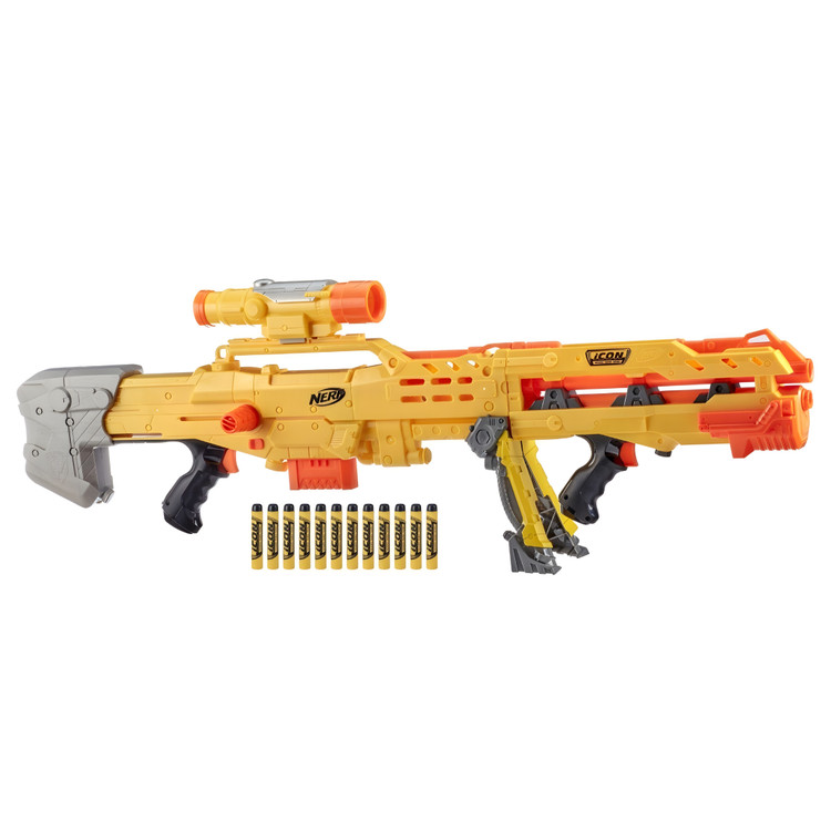 اسلحه تیرابری برند Hasbro(NERF) سری alpha strike مدل longshot cs-6