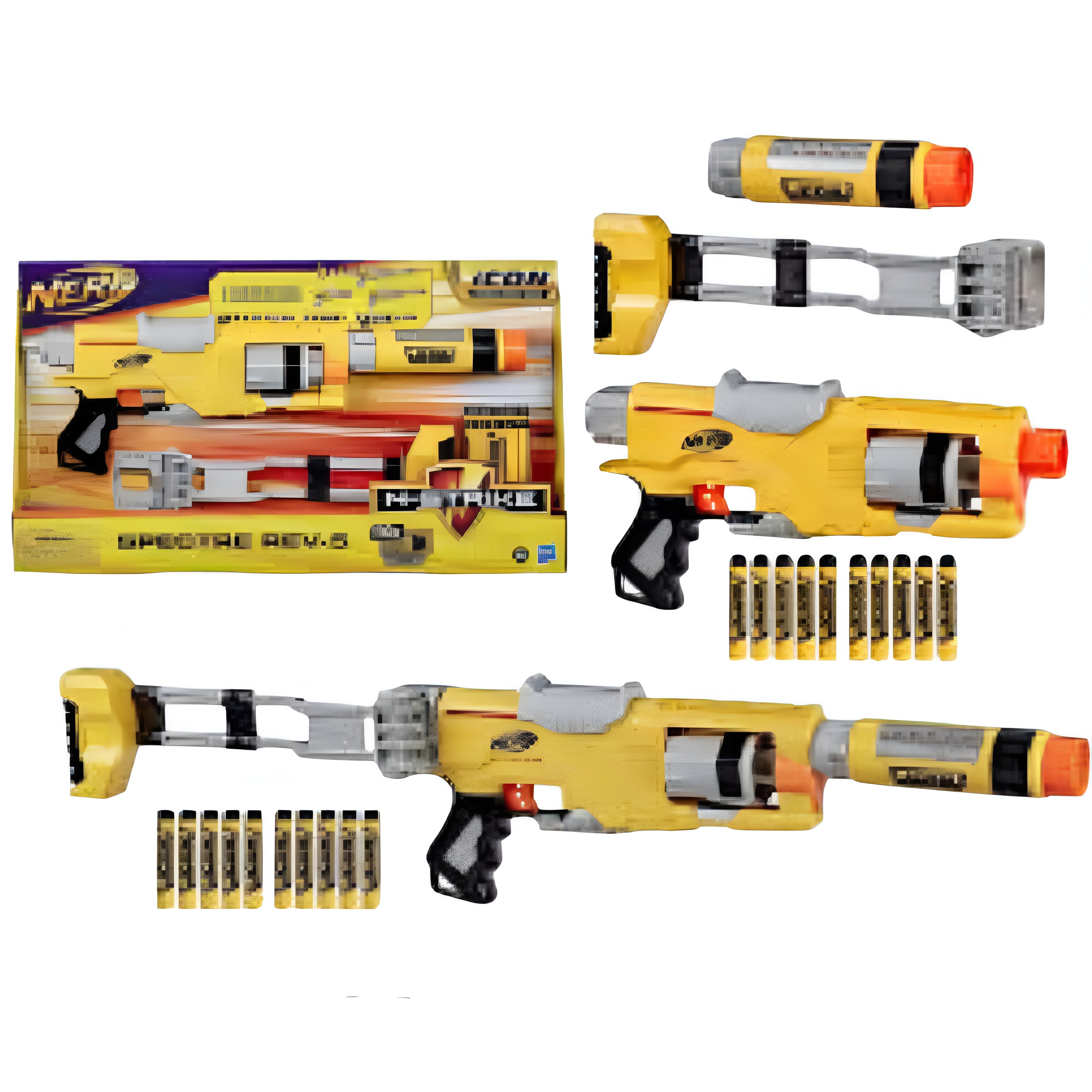 اسلحه تیرابری برند Hasbro(NERF) سری alpha strike مدل spectre rev-5