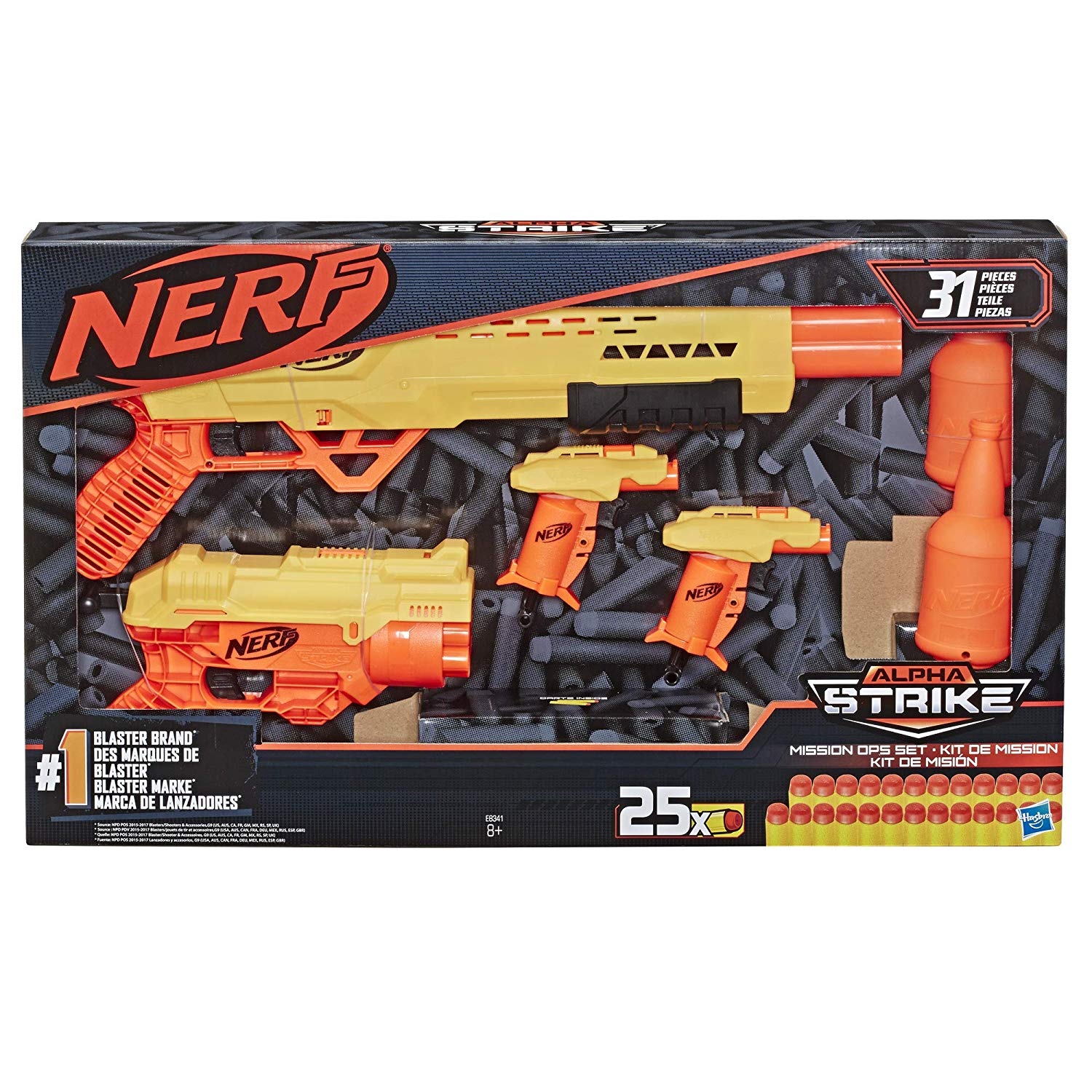 اسلحه تیرابری برند Hasbro(NERF) سری alpha strike مدل mission ops