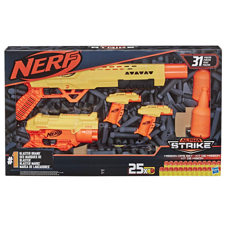 اسلحه تیرابری برند Hasbro(NERF) سری alpha strike مدل mission ops