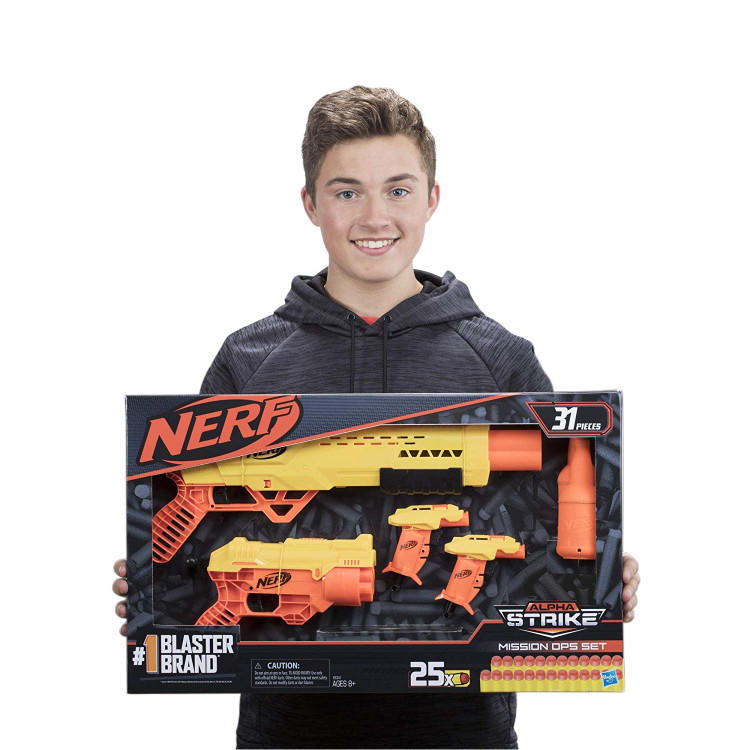 اسلحه تیرابری برند Hasbro(NERF) سری alpha strike مدل mission ops