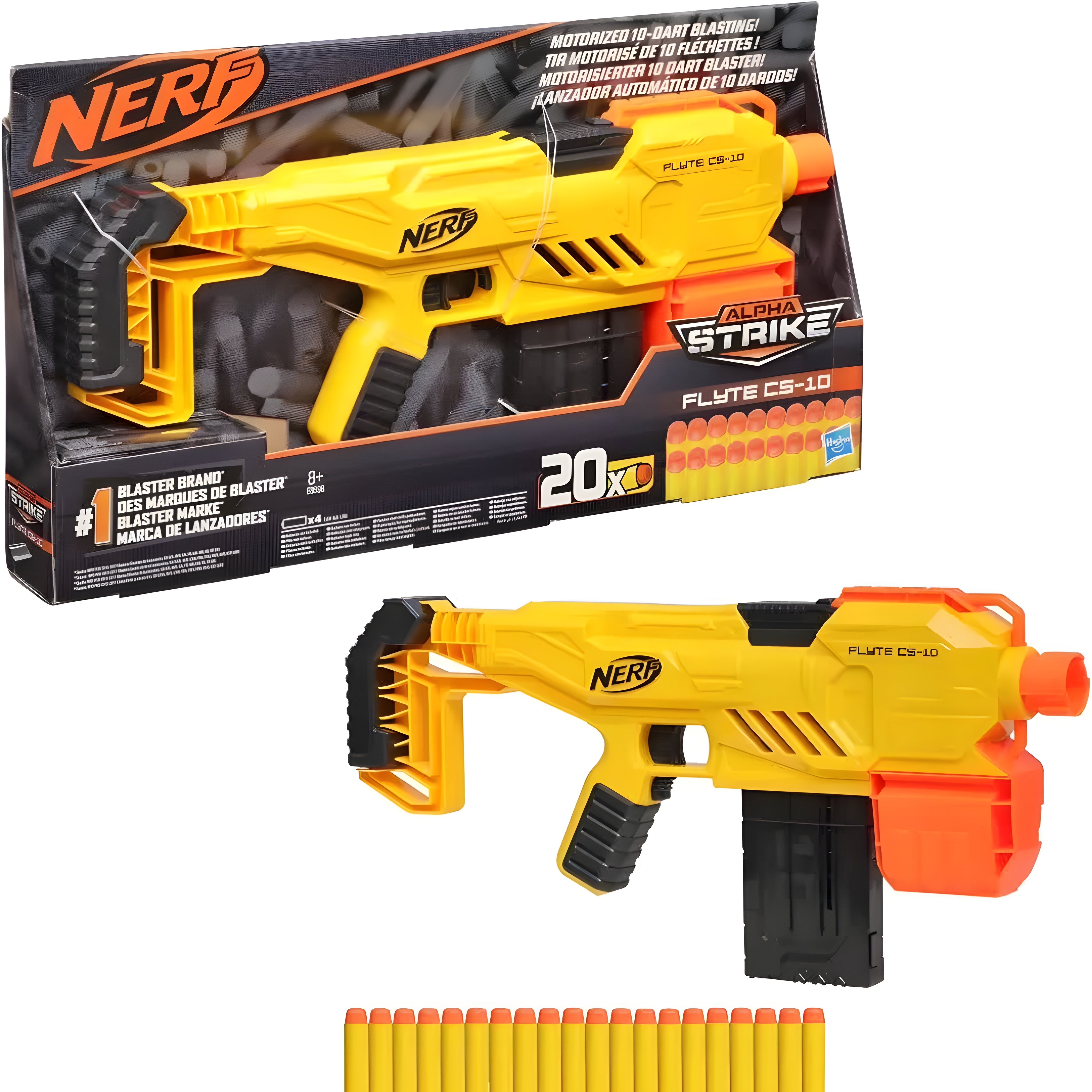اسلحه تیرابری برند Hasbro(NERF) سری alpha strike مدل flytre