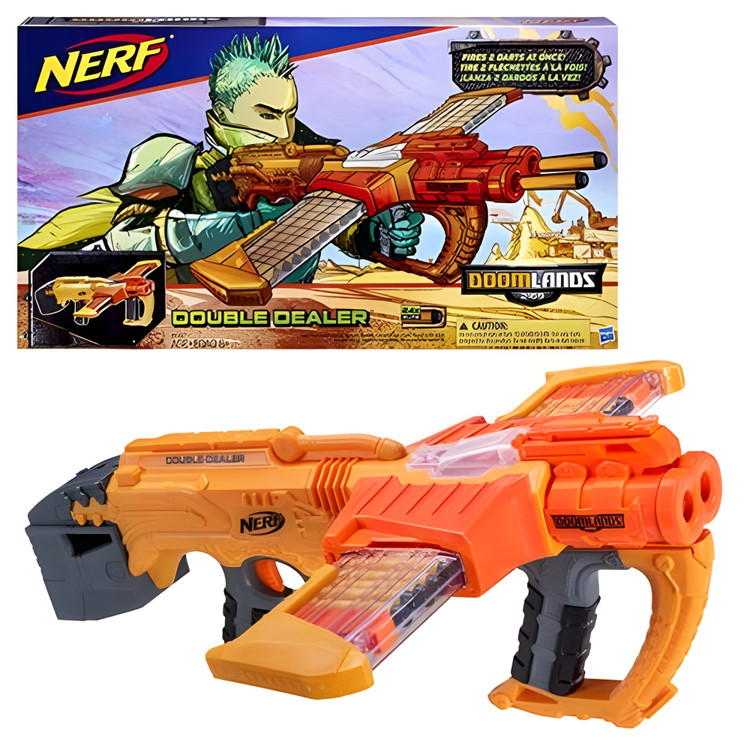 اسلحه تیرابری برند Hasbro(NERF) سری doom lands مدل double dealer