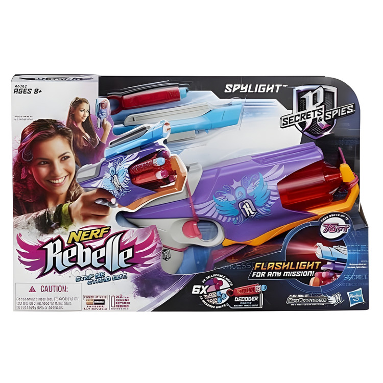 اسلحه تیرابری برند Hasbro(NERF) سری rebelle مدل spylight