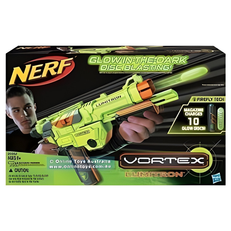 اسلحه دیسک برند Hasbro(NERF) سری vortex مدل lumitron