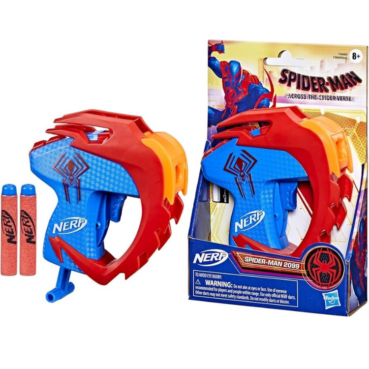 اسلحه تیرابری برند Hasbro(NERF) سری marvel مدل spider man