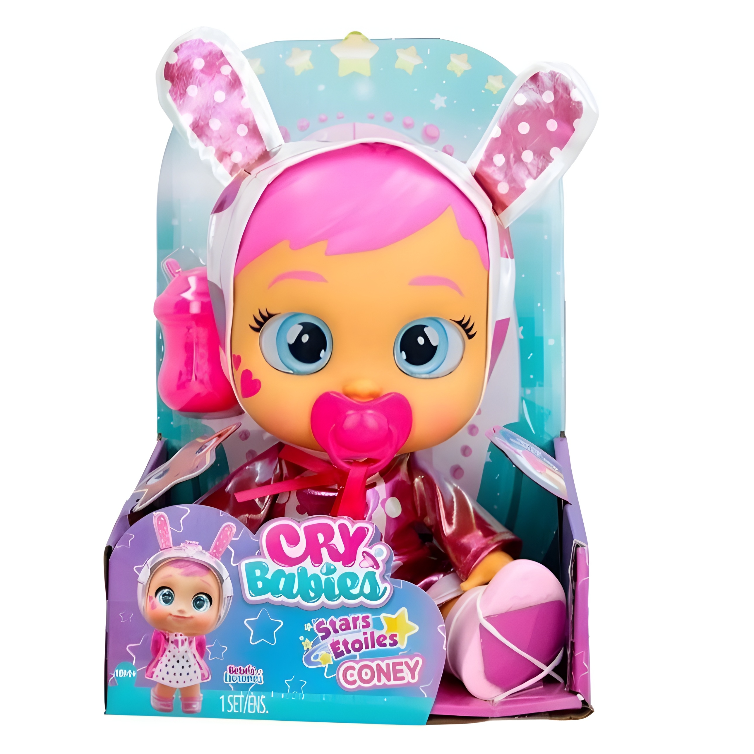 عروسک Cry Babies برند IMC نام: Coney ارتفاع ۳۰ سانت