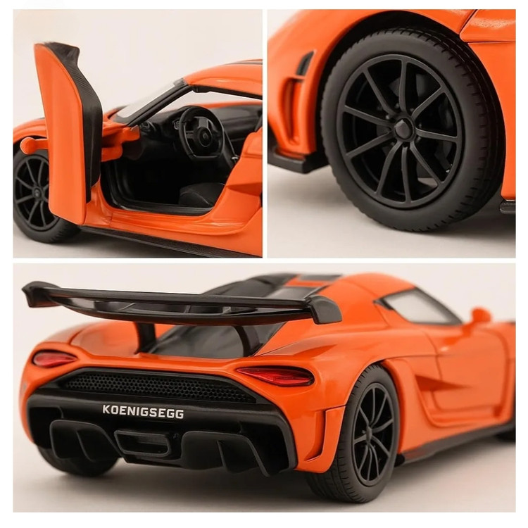 ماکت ماشین عقبکش فلزی Koenigsegg JESKO کد CZ163A