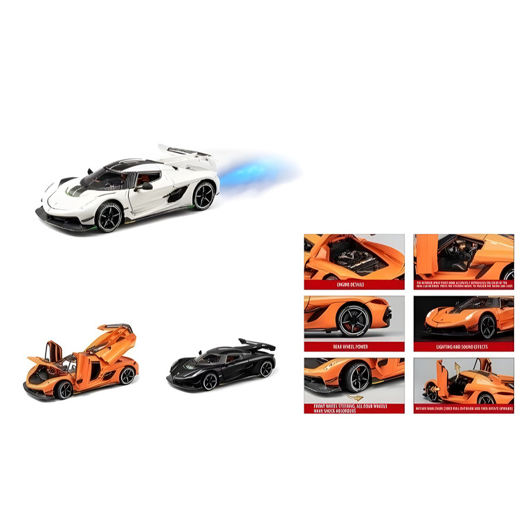 ماکت ماشین عقبکش فلزی Koenigsegg JESKO کد CZ163A