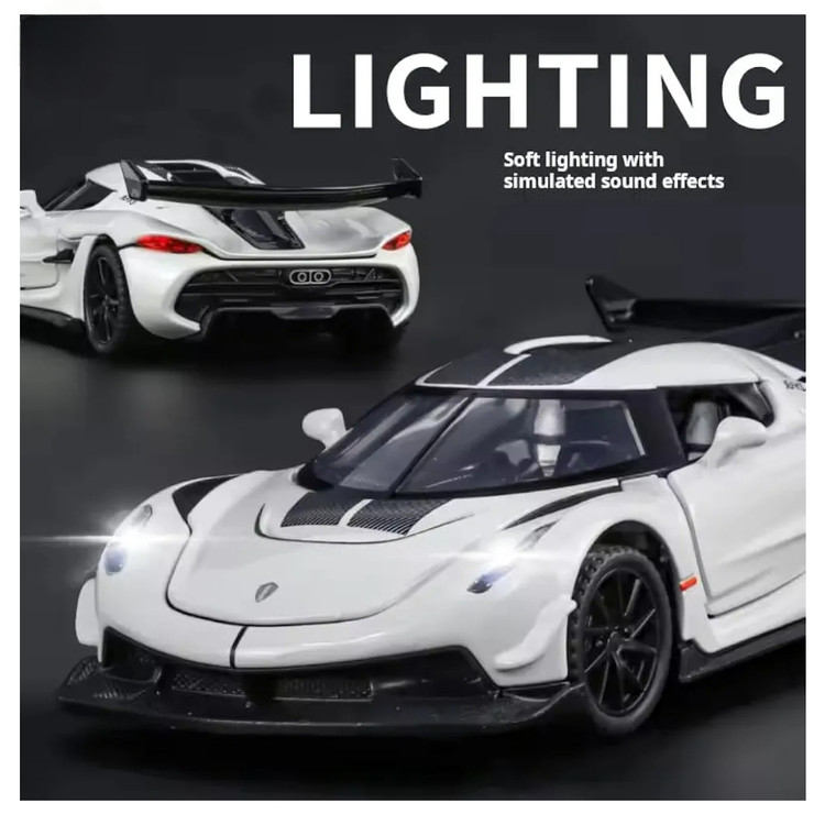 ماکت ماشین عقبکش فلزی Koenigsegg JESKO کد CZ163A